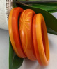BB11 orange/butterscotch bakelite bangles